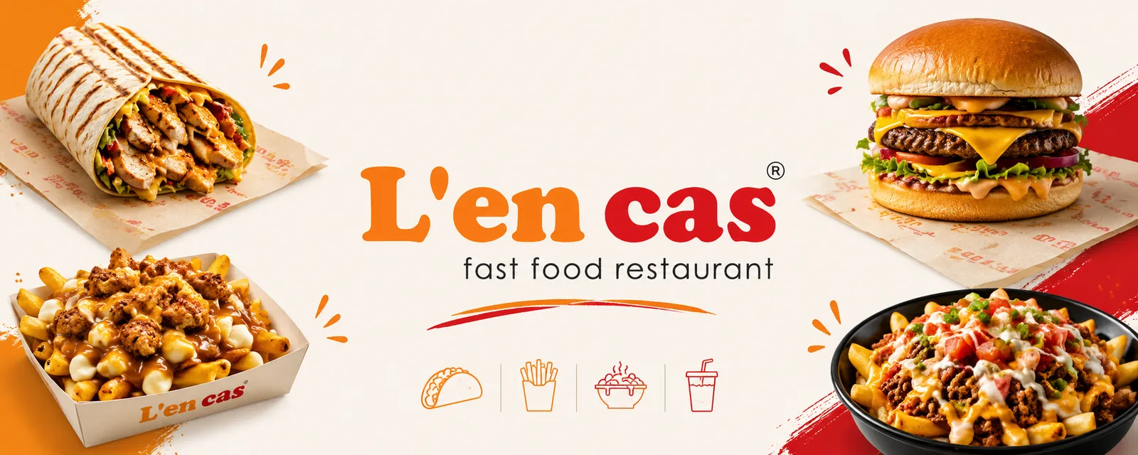 L’en cas, restaurant à Oujda disponible en livraison sur DropX Food