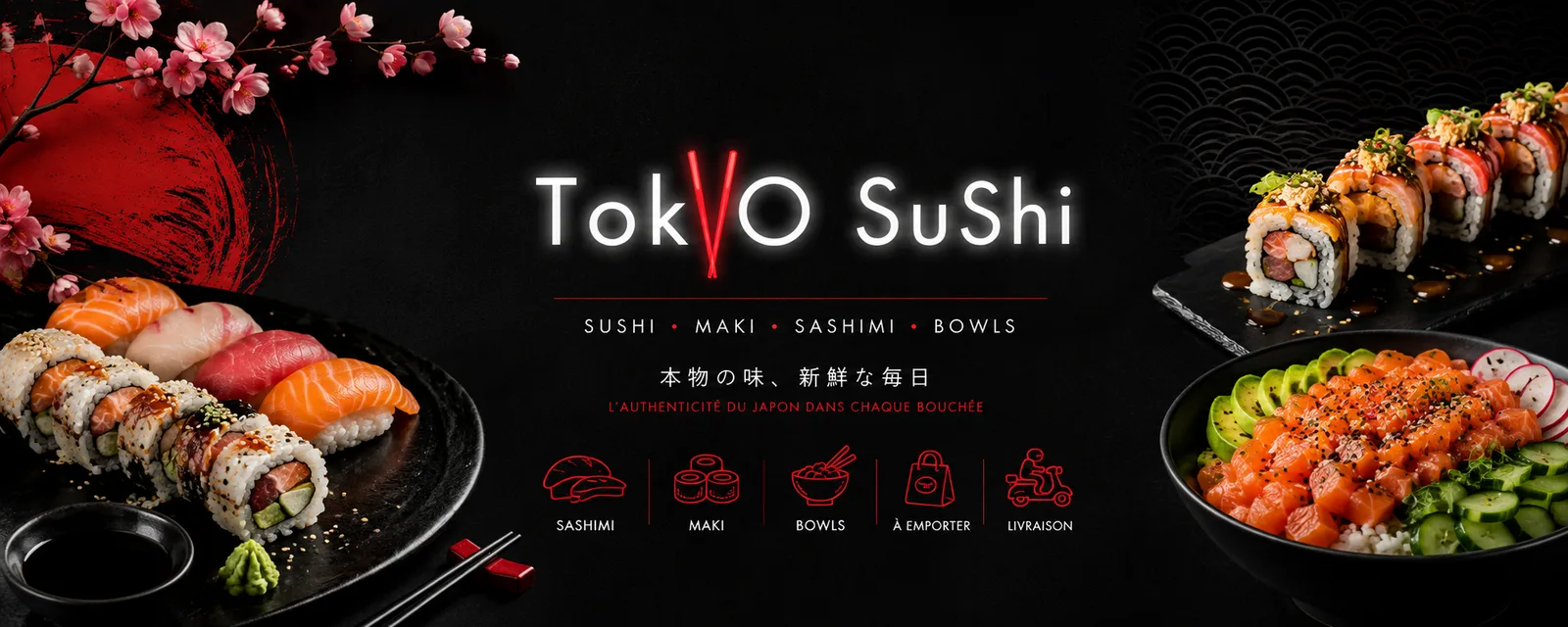 TOKYO SUSHI, restaurant à Oujda disponible en livraison sur DropX Food