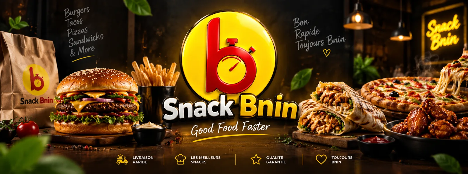 Bnin, restaurant à Oujda disponible en livraison sur DropX Food