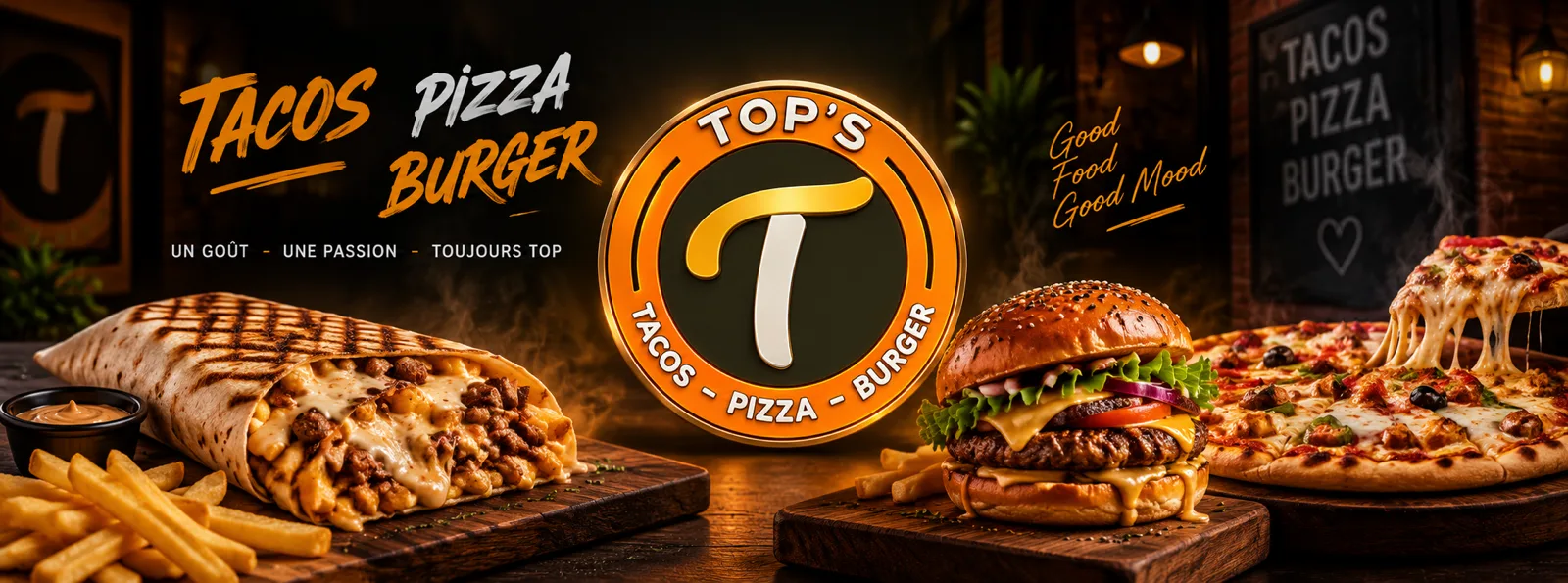 TOP’S, restaurant à Berkane disponible en livraison sur DropX Food