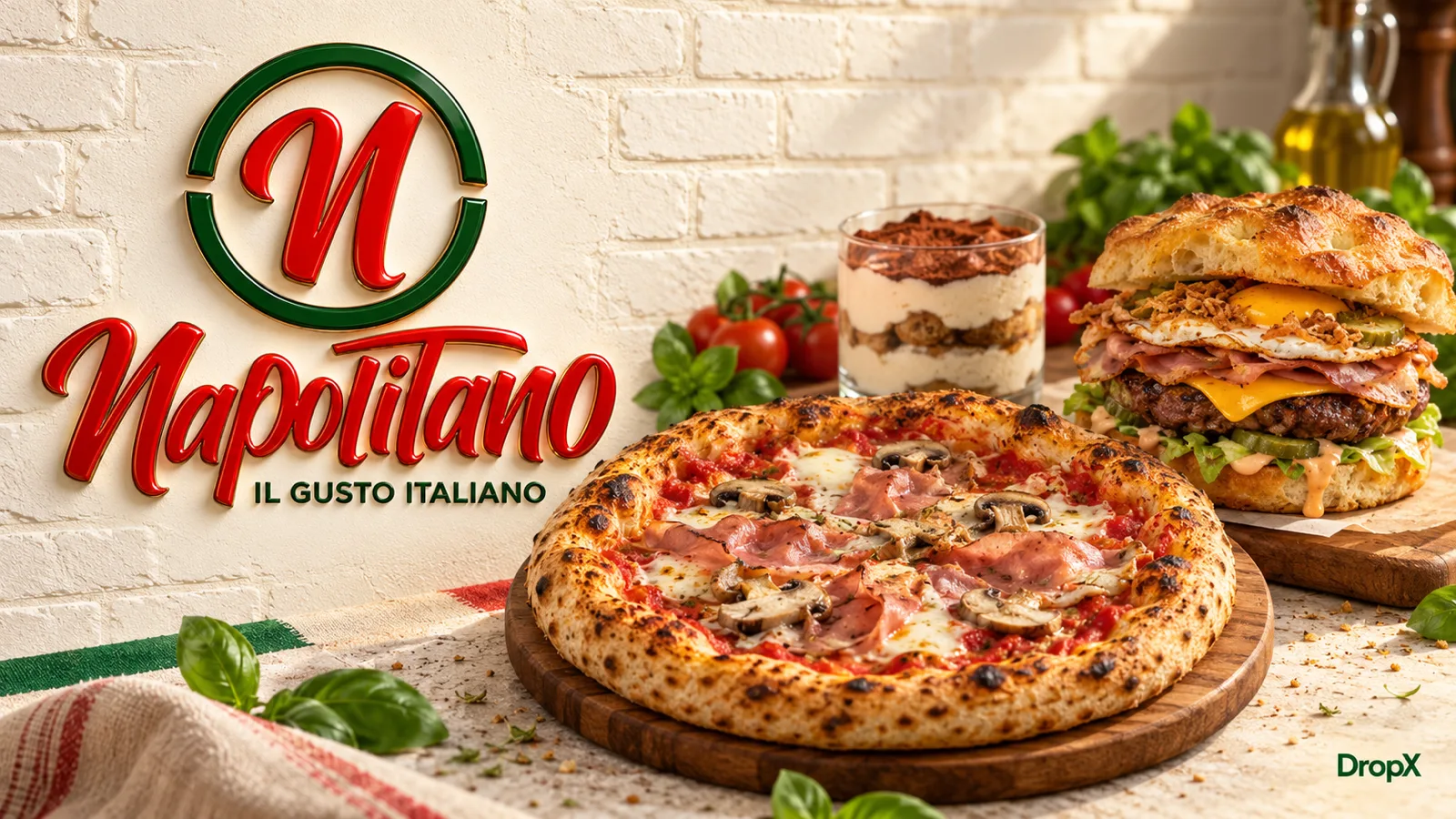 NAPOLITANO, restaurant à Berkane disponible en livraison sur DropX Food